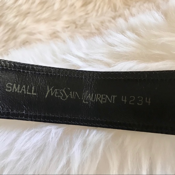 YSL snake skin black belt | S - Picture 3 of 8